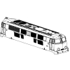 Obudowa do spalinowozu  SP45-155  Piko ET96311-101